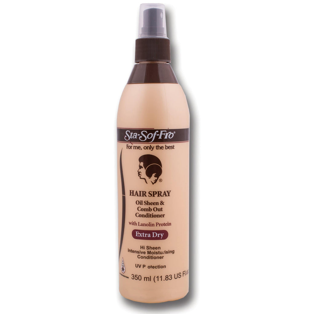 Sta Sof Fro Oil Sheen And Comb Out Conditioner Spray 350ml Cosmetic Connection 