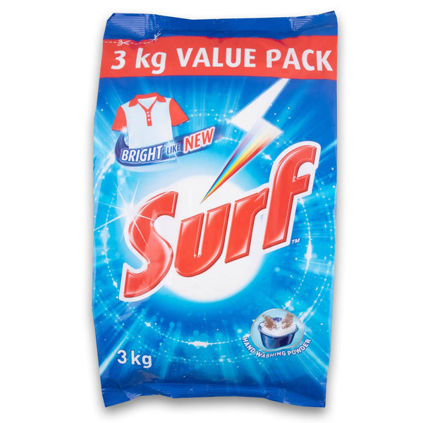 Surf, Hand Washing Powder 3kg - Bright Like New - Cosmetic Connection